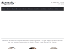 Tablet Screenshot of demouchy-decoration.com